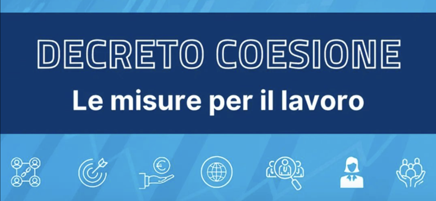 Decreto Coesione - Misure per il lavoro